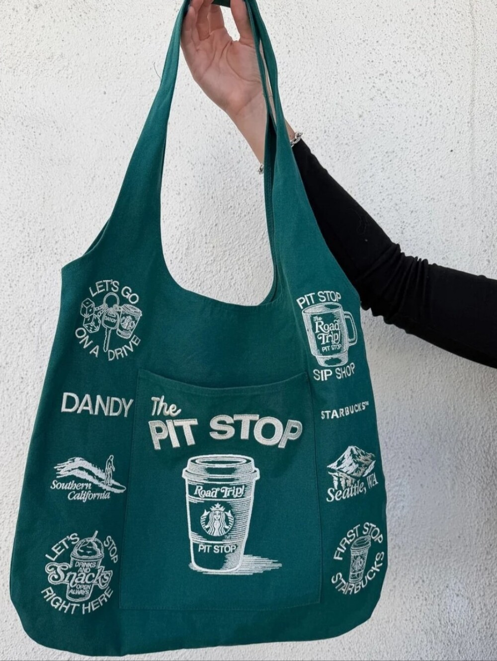 Starbucks 'Pit Stop' Messenger Tote